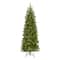 6.5ft. . Pre-Lit Feel Real® Downswept Douglas Fir Pencil Slim Artificial Christmas Tree, Dual Color LED Lights